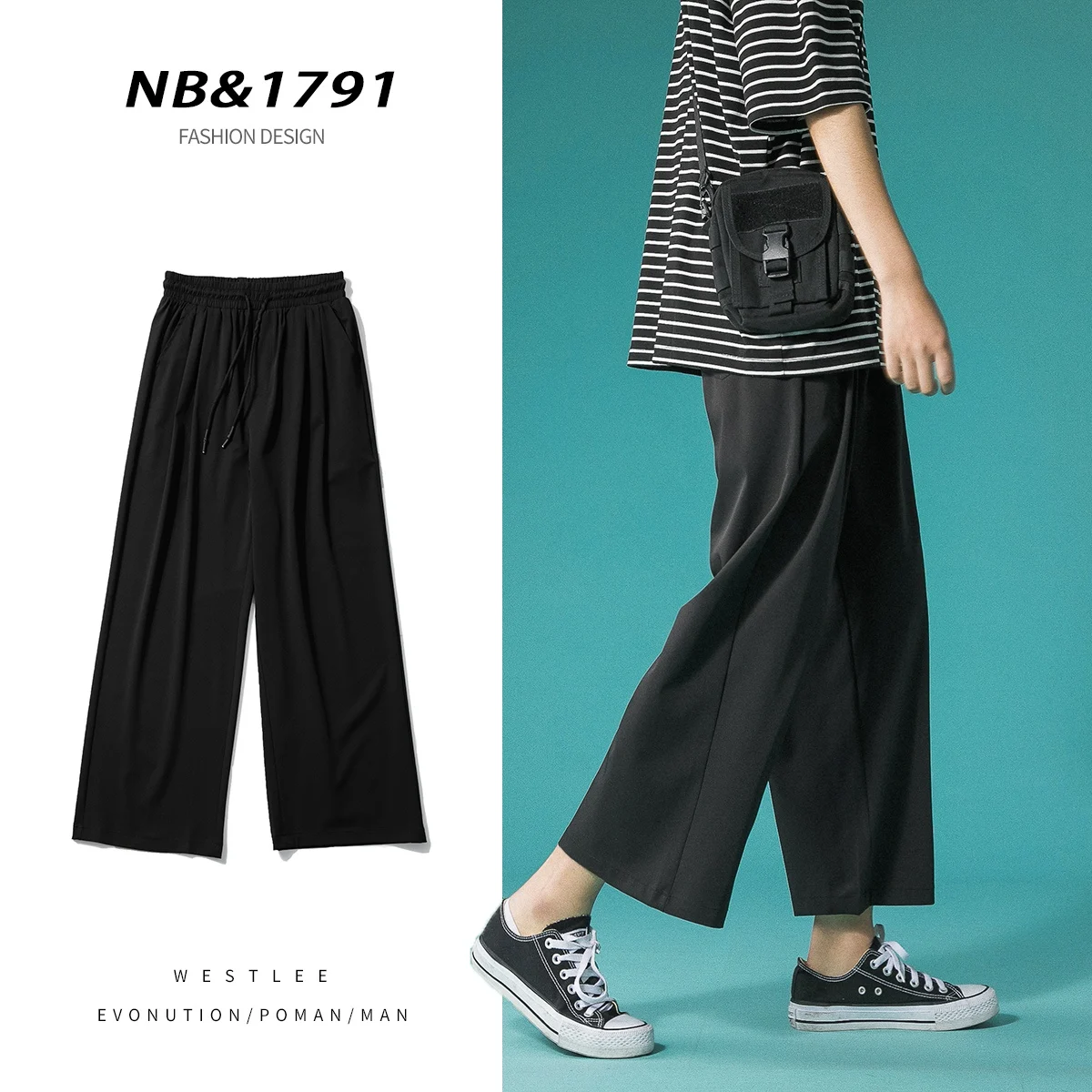 Summer Cool Ice Silk Pants Men Korean Style Trendy Breathable Ninth Pants Ins Loose Straight Wide Leg Casual Pants Male
Summer Cool Ice Silk Pants Men Korean Style Trendy Breathable Ninth Pants Ins Loose Straight Wide Leg Casual Pants Male