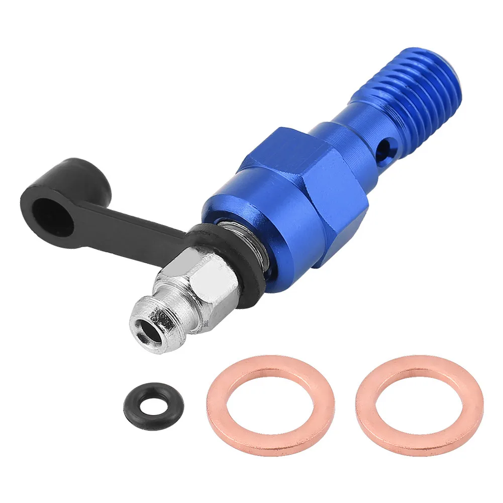 M10x1.25mm Motorcycle Brake Master Cylinder Caliper Bleed Screw Nipple Banjo Bolt + Dust Cap m10*1.25mm m10*1.25mm m10*1.25mm
M10x1.25mm Motorcycle Brake Master Cylinder Caliper Bleed Screw Nipple Banjo Bolt + Dust Cap m10*1.25mm m10*1.25mm m10*1.25mm