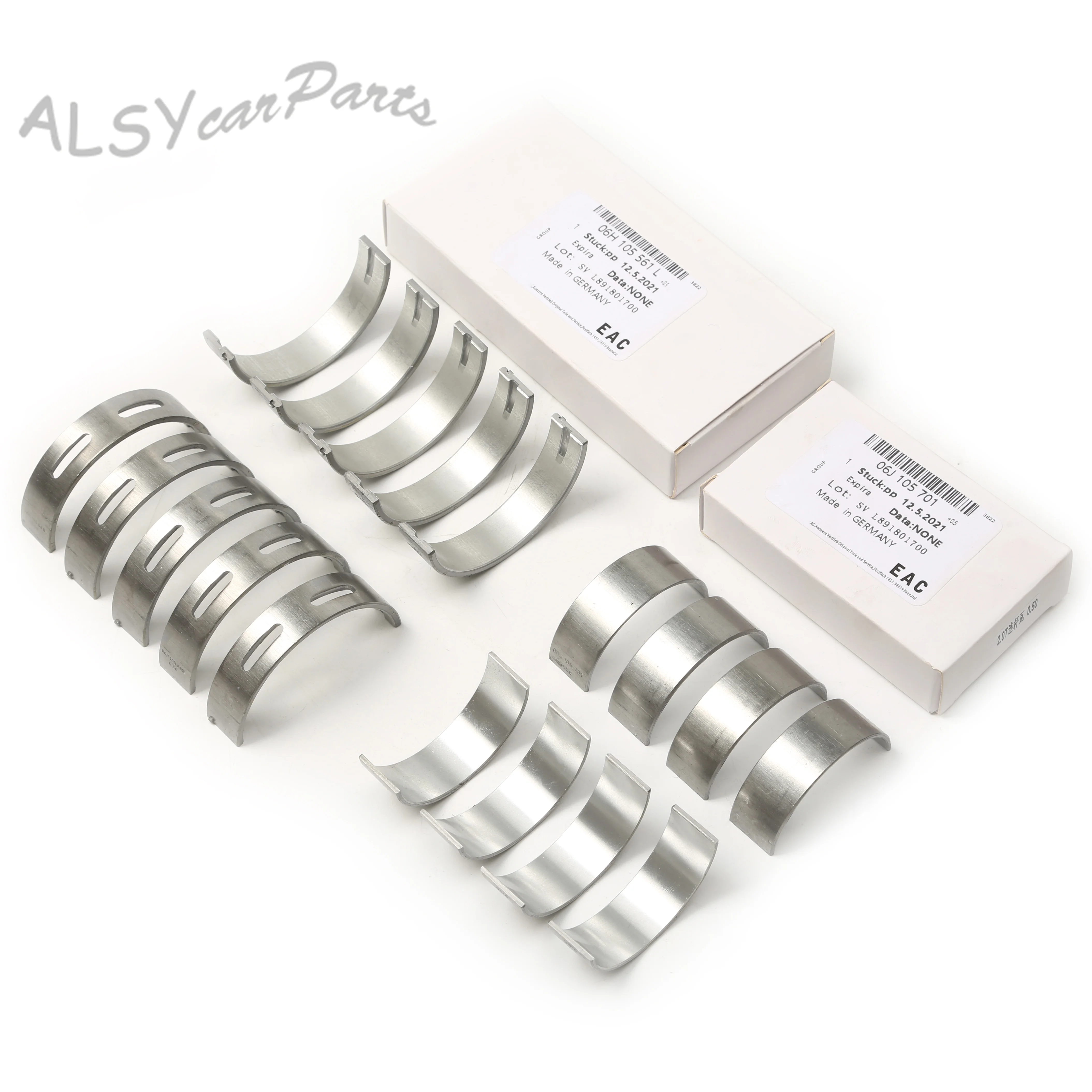 Car Oversized 0.5MM Crankshaft and Connecting Rod Bearings Set 06H105561L 06J105701 For VW Beetle Golf Scirocco Audi Q3 Q5 Seat
Car Oversized 0.5MM Crankshaft and Connecting Rod Bearings Set 06H105561L 06J105701 For VW Beetle Golf Scirocco Audi Q3 Q5 Seat