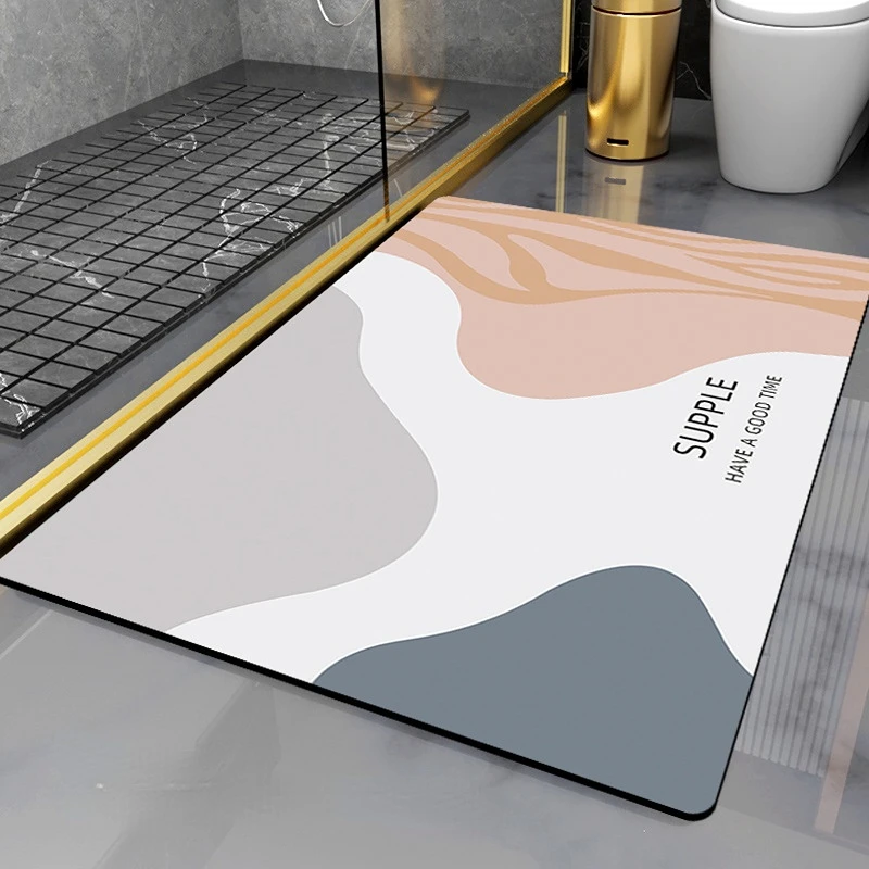 40cmX60cm iatom Mud Upholstered Floor Mat Bathroom Mat Non-slip Foot Mat Toilet Absorbent Mat Household Carpet Fast water absorp
40cmX60cm iatom Mud Upholstered Floor Mat Bathroom Mat Non-slip Foot Mat Toilet Absorbent Mat Household Carpet Fast water absorp
