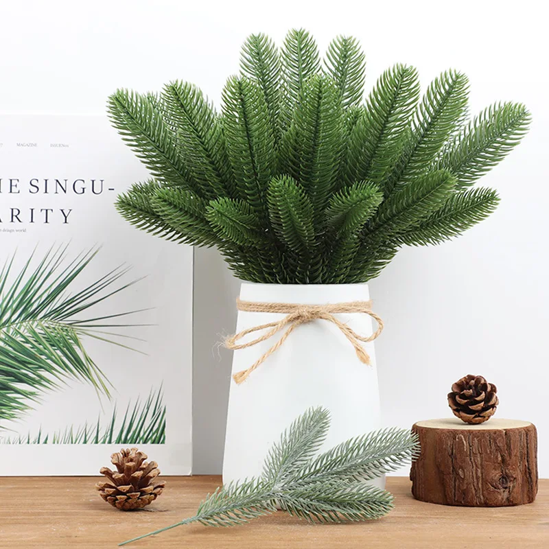 24pcs Christmas Pine Needle Branches Fake Plant Christmas Decoration DIY Wreath Gift Box Decor Navidad Noel Natale Ornaments
24pcs Christmas Pine Needle Branches Fake Plant Christmas Decoration DIY Wreath Gift Box Decor Navidad Noel Natale Ornaments