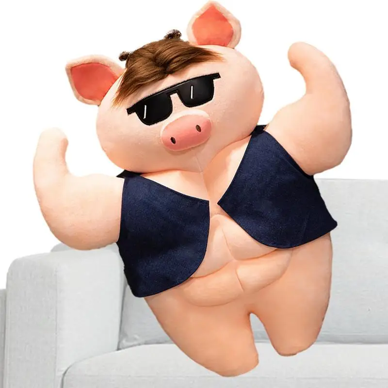Cartoon Pig Plush Figurine Muscle Pig Plush Toys Soft Stuffed Animal Pig Plushie Dolls Plush Pets Toy Pillow Plushies For Living
Cartoon Pig Plush Figurine Muscle Pig Plush Toys Soft Stuffed Animal Pig Plushie Dolls Plush Pets Toy Pillow Plushies For Living