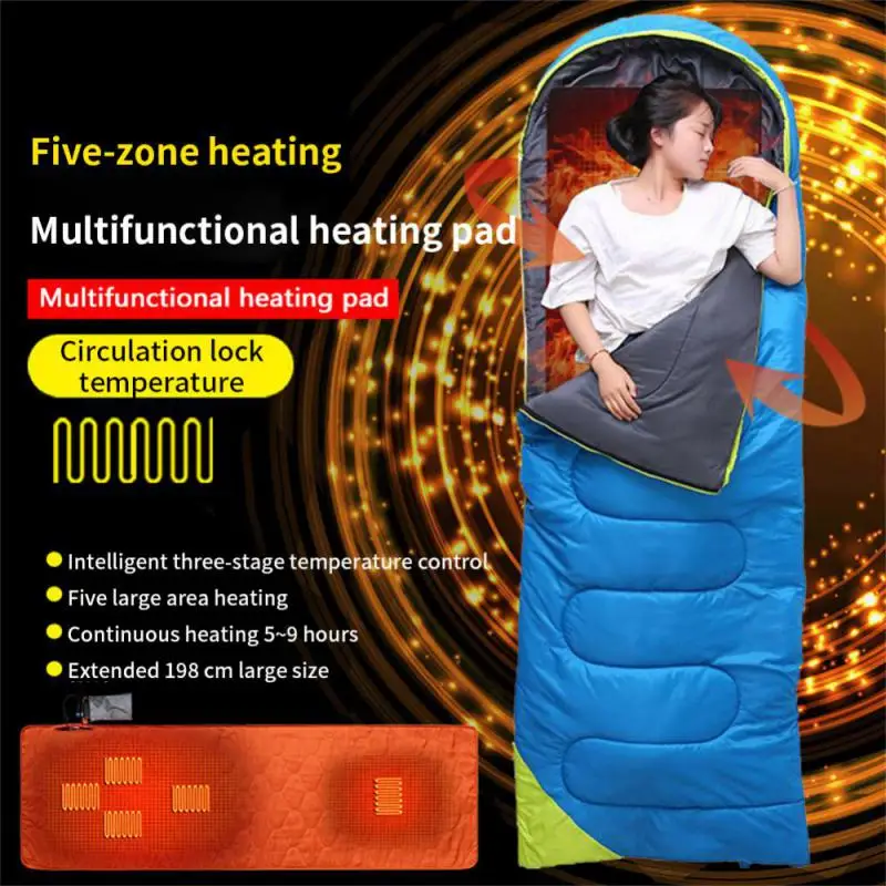 Electric Heating Blanket Pads Timer Heating Pad Camping Sleeping Bag Pad Individual Soldier Pain Relief Pads Camp Sleeping Gear
Electric Heating Blanket Pads Timer Heating Pad Camping Sleeping Bag Pad Individual Soldier Pain Relief Pads Camp Sleeping Gear