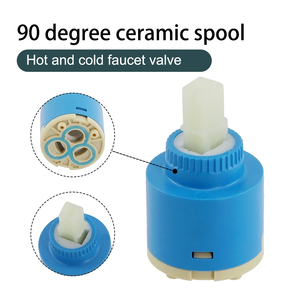 35/40mm Ceramic Cartridge Faucet Accessories Hot And Cold Water Kitchen Tap Replacement Spare Parts Mixer Valve Blue
35/40mm Ceramic Cartridge Faucet Accessories Hot And Cold Water Kitchen Tap Replacement Spare Parts Mixer Valve Blue