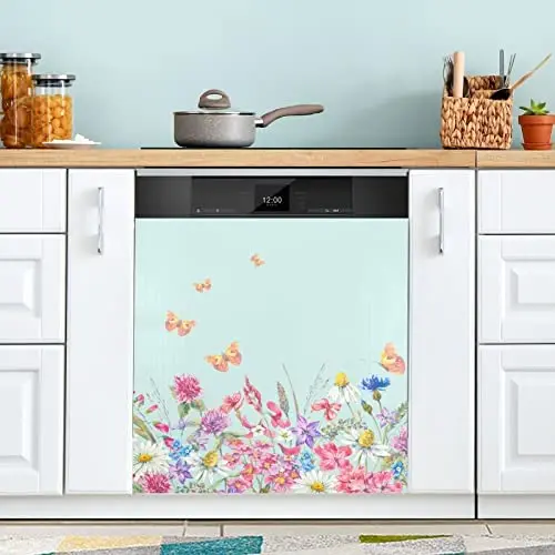 Front Dishwasher Magnet Sticker Cover Decorative Appliances Stickers Garden Flowerbed Spring Refrigerator Skins Dishwasher Panel
Front Dishwasher Magnet Sticker Cover Decorative Appliances Stickers Garden Flowerbed Spring Refrigerator Skins Dishwasher Panel