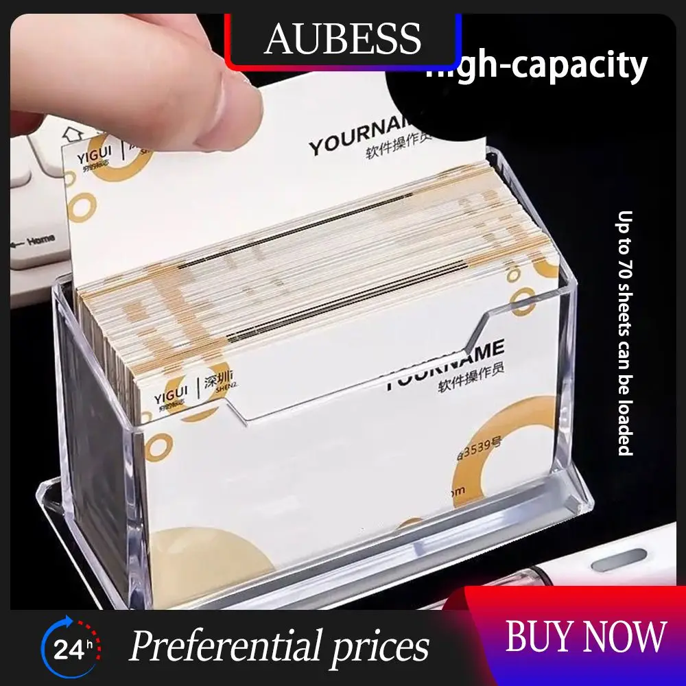 Transparent Business Card Rack Multi-grid Storage Business Card Storage Box High Capacity Strong And Sturdy Acrylic
Transparent Business Card Rack Multi-grid Storage Business Card Storage Box High Capacity Strong And Sturdy Acrylic