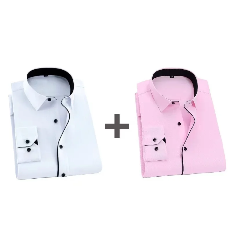 Men Sirt Fasion Causal Lon Sleeved Male Dress Social Business Brand Sirts Comfort Soft Weedin Party Wite ift Sirts
Men Sirt Fasion Causal Lon Sleeved Male Dress Social Business Brand Sirts Comfort Soft Weedin Party Wite ift Sirts