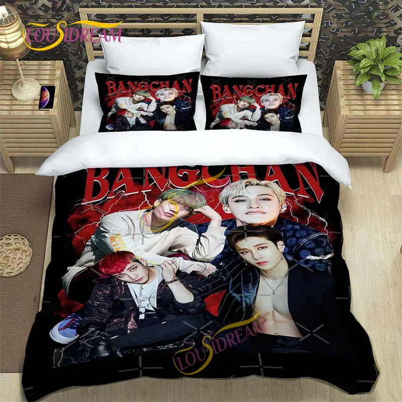 K-POP Duvet Cover Set Stray Kids Fans Gift Children's Bed Set Game Quilt Cover Comfortable Quilt Cover Pillow Cover Set Bedding
K-POP Duvet Cover Set Stray Kids Fans Gift Children's Bed Set Game Quilt Cover Comfortable Quilt Cover Pillow Cover Set Bedding