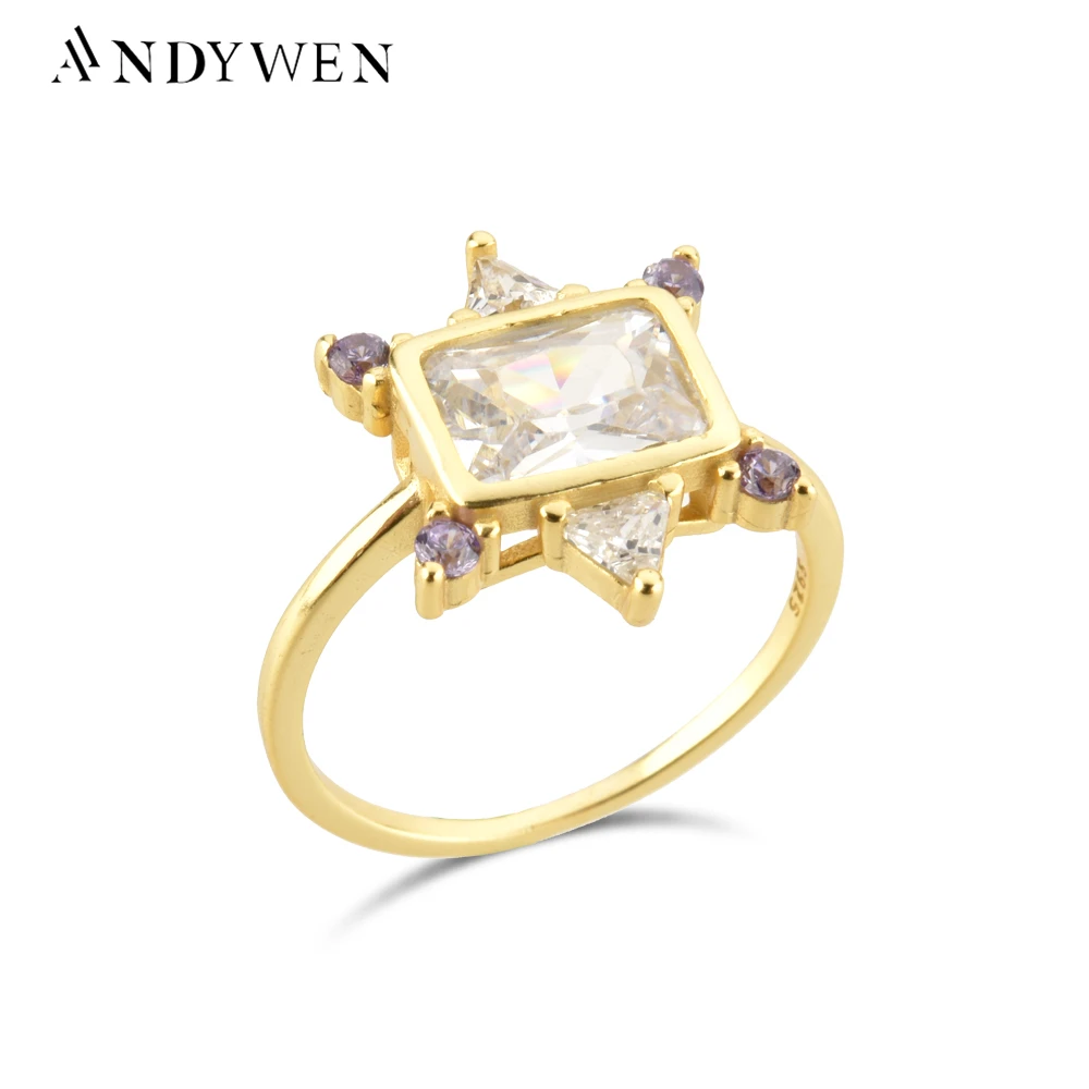ANDYWEN 100% 925 Sterling Silver Gold Anillo Alexia Clear Women Rings Luxury Anillo Marcela Iolita Women Rainbow CZ Luxury Jewel
ANDYWEN 100% 925 Sterling Silver Gold Anillo Alexia Clear Women Rings Luxury Anillo Marcela Iolita Women Rainbow CZ Luxury Jewel