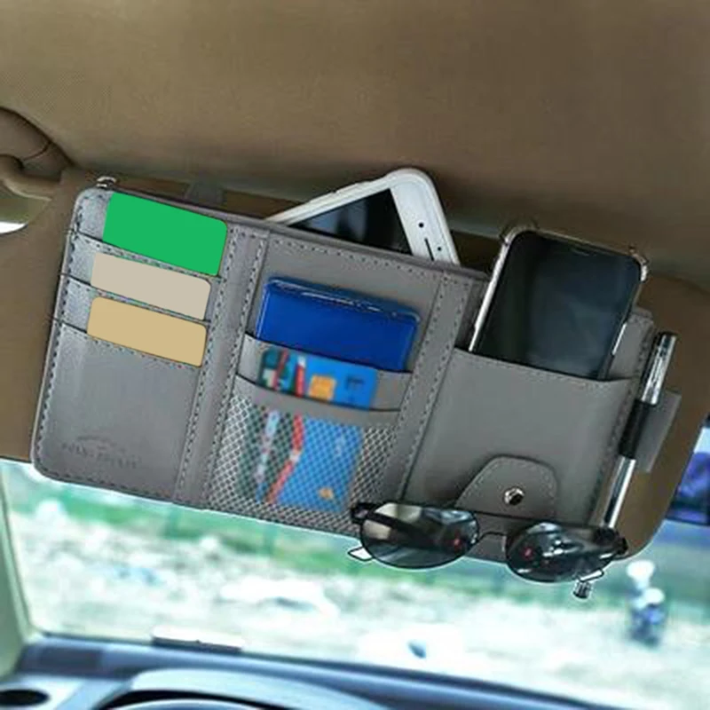 Car Organizer Car Styling Visor Organizer Auto Sun Visor Storage Pouch Sunglasses Holder Card Organizer Pocket Pen Holder
Car Organizer Car Styling Visor Organizer Auto Sun Visor Storage Pouch Sunglasses Holder Card Organizer Pocket Pen Holder
