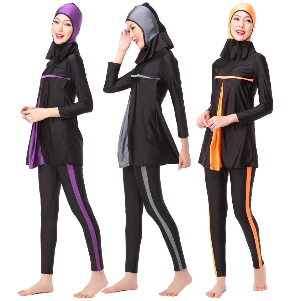 Muslim Swimwear Women 2022 Plain Clothes With Hajib Islamic Modest Swimsuit Conservative Burkini Female Swiming Suit Wear Set
Muslim Swimwear Women 2022 Plain Clothes With Hajib Islamic Modest Swimsuit Conservative Burkini Female Swiming Suit Wear Set