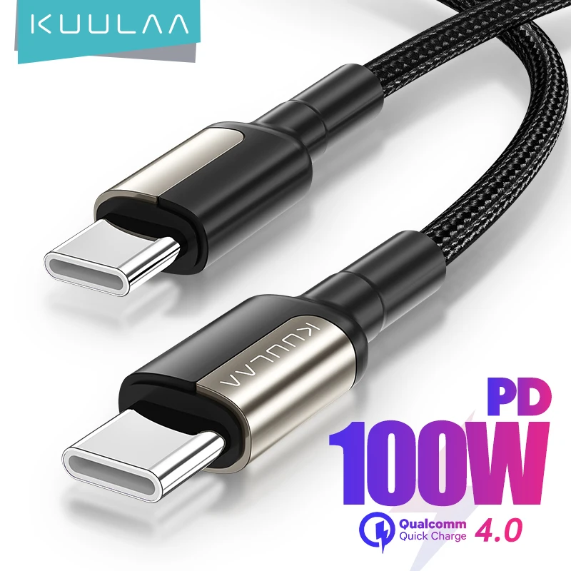 KUULAA 65W USB C To USB Type C Cable USBC PD 3A Fast Charger Cord USB-C Type-c Cable For Xiaomi POCO X3 M3 Samsung Macbook iPad
KUULAA 65W USB C To USB Type C Cable USBC PD 3A Fast Charger Cord USB-C Type-c Cable For Xiaomi POCO X3 M3 Samsung Macbook iPad