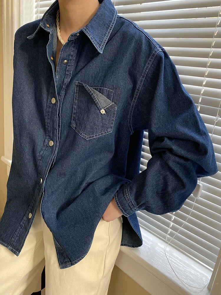 Ailegogo New Spring Autumn Women Loose Blue Denim Jacket Streetwear Female Single Breasted Thin Jeans Coat Outwear Tops
Ailegogo New Spring Autumn Women Loose Blue Denim Jacket Streetwear Female Single Breasted Thin Jeans Coat Outwear Tops