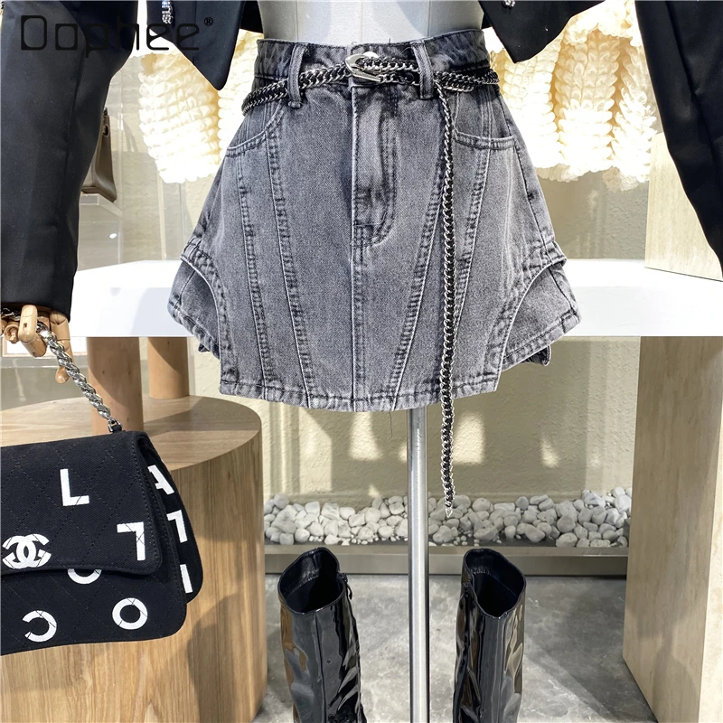 2022 Spring New Retro Woman Irregular Patchwork High Waist Slimming Denim Shorts Casual Gray Short Jeans with Belt for Women
2022 Spring New Retro Woman Irregular Patchwork High Waist Slimming Denim Shorts Casual Gray Short Jeans with Belt for Women