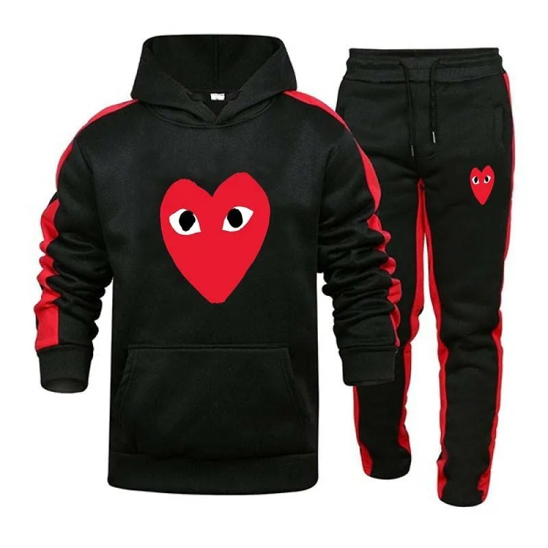 New Sportswear Men's Suit Two Piece Hoodie Pants Suit Casual Sweater Sweatpants Jogging Running Workout Suit
New Sportswear Men's Suit Two Piece Hoodie Pants Suit Casual Sweater Sweatpants Jogging Running Workout Suit