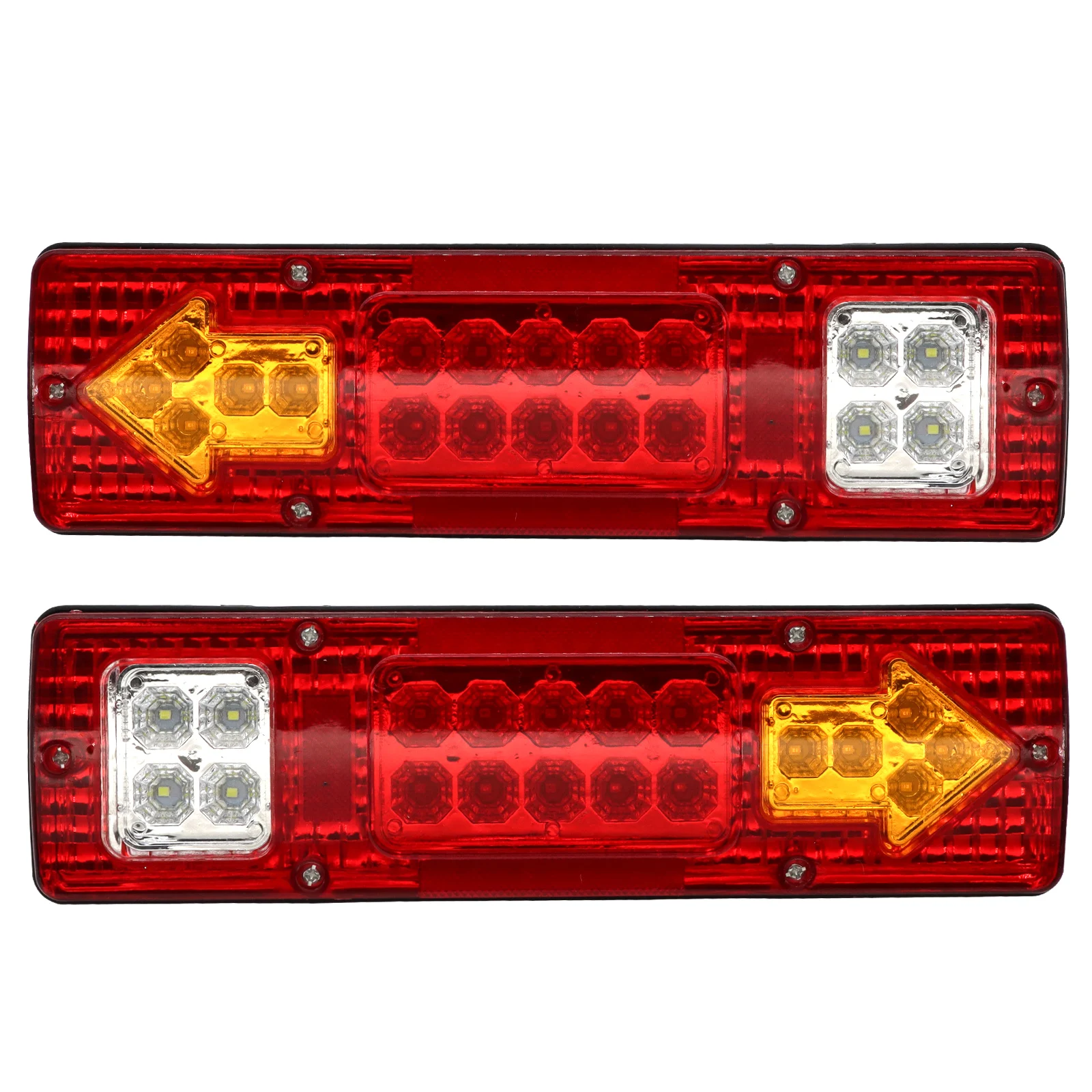 2x 46 LED Truck Tail Light Bar for Truck Boat Trailer Pickup RV Camper UTV UTE Vans Turn Signal Brake Reverse Running Taillight
2x 46 LED Truck Tail Light Bar for Truck Boat Trailer Pickup RV Camper UTV UTE Vans Turn Signal Brake Reverse Running Taillight