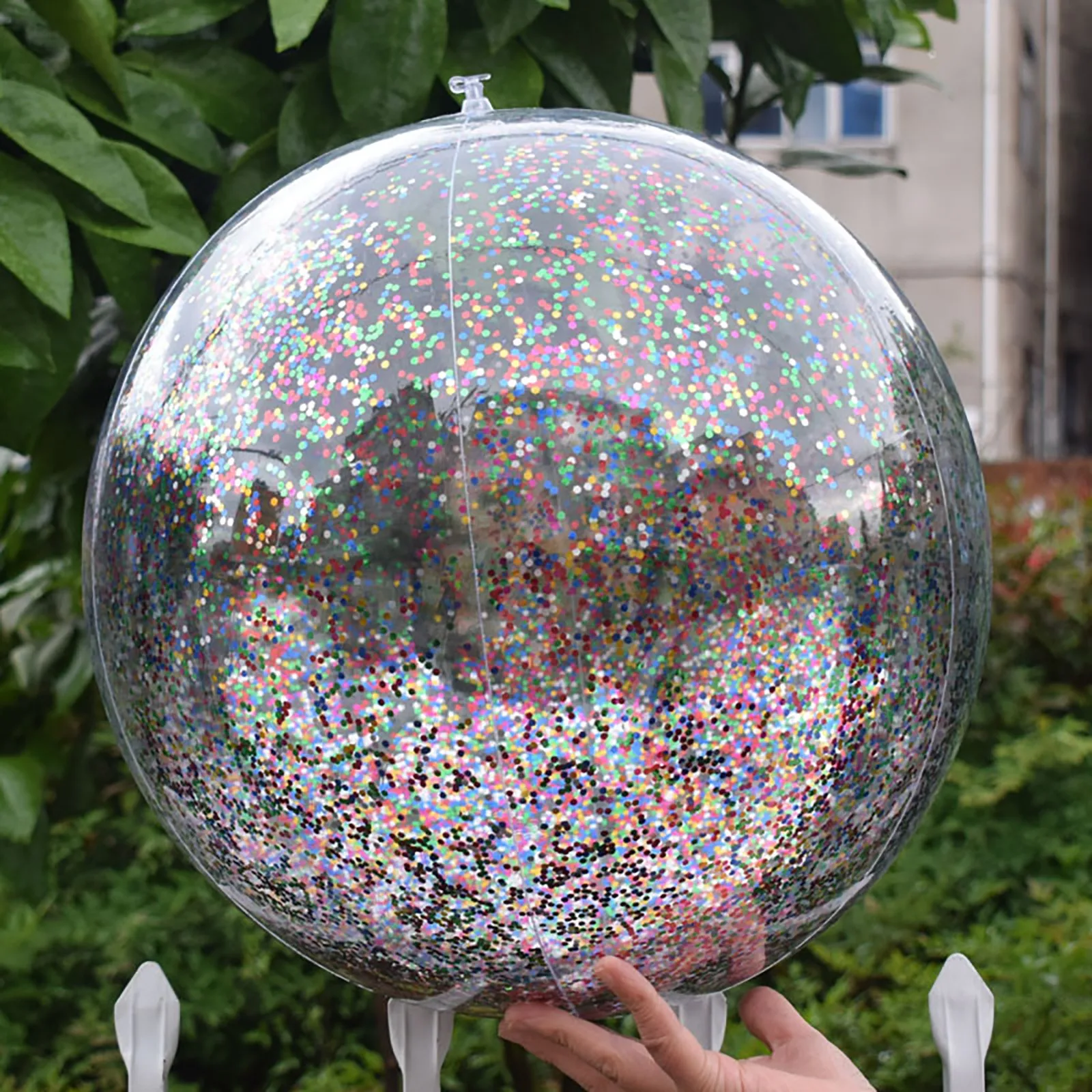 Clear Inflatable Glitter Confetti Balls Sequins Beach Balls Pool Toy Ball Poo Beach toy Swim for Teens
Clear Inflatable Glitter Confetti Balls Sequins Beach Balls Pool Toy Ball Poo Beach toy Swim for Teens