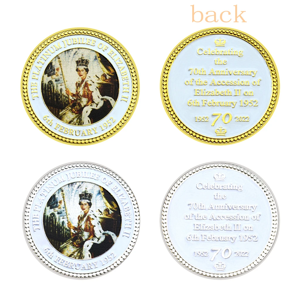 Queen The Platinum Jubilee of Elizabeth II Commemorative Coins Celebrating The Queen's 70th Anniversary UK Royal Coin
Queen The Platinum Jubilee of Elizabeth II Commemorative Coins Celebrating The Queen's 70th Anniversary UK Royal Coin