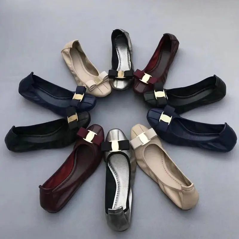 Four Seasons Bow Leather Flat Women Shoes Soft Sheepskin Ballet Shoes Pregnant Women's Shoes Driving Shoes Large Size 35-42
Four Seasons Bow Leather Flat Women Shoes Soft Sheepskin Ballet Shoes Pregnant Women's Shoes Driving Shoes Large Size 35-42