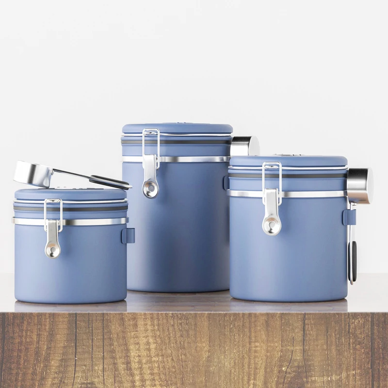 Multi Size stainless steel storage cans coffee beans spices storage containers keep coffee beans fresh kitchen storage accessori
Multi Size stainless steel storage cans coffee beans spices storage containers keep coffee beans fresh kitchen storage accessori