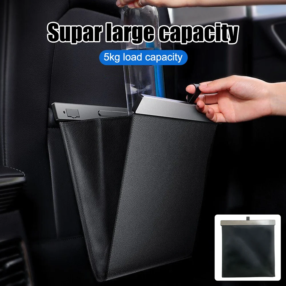 Multifunction Car Rear Seat Garbage Bag PU Leather Waterproof Lined Magnetic Garbage Bag Car Backseat Interior Storage Bag
Multifunction Car Rear Seat Garbage Bag PU Leather Waterproof Lined Magnetic Garbage Bag Car Backseat Interior Storage Bag