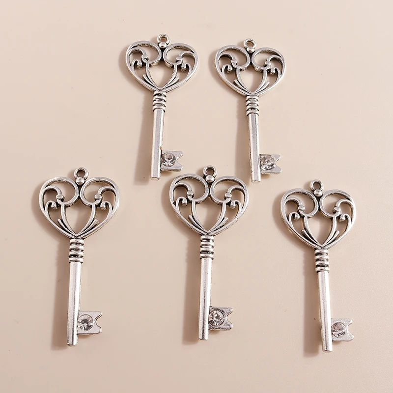 10pcs Cute Alloy Love Heart Key Charms Pendant for Jewelry Making Women Fashion Necklaces Earrings DIY Keychains Crafts Supplies 
10pcs Cute Alloy Love Heart Key Charms Pendant for Jewelry Making Women Fashion Necklaces Earrings DIY Keychains Crafts Supplies