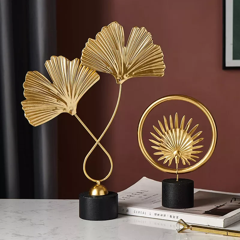 Nordic Gold Ginkgo Leaf Crafts Leaves Sculpture Luxury Living Room Decor Home Decoration Accessories Office Desktop Ornaments
Nordic Gold Ginkgo Leaf Crafts Leaves Sculpture Luxury Living Room Decor Home Decoration Accessories Office Desktop Ornaments