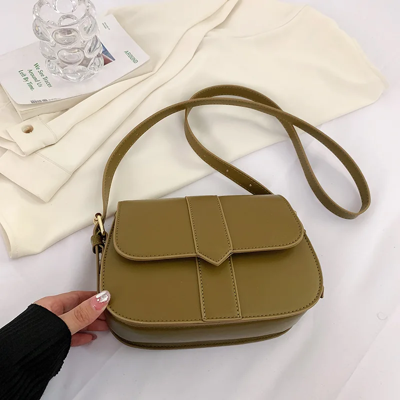 Stylish Bag Women's New Simple Western Style Retro PU Leather Small Square Bag Shoulder Crossbody Underarm Bag
Stylish Bag Women's New Simple Western Style Retro PU Leather Small Square Bag Shoulder Crossbody Underarm Bag