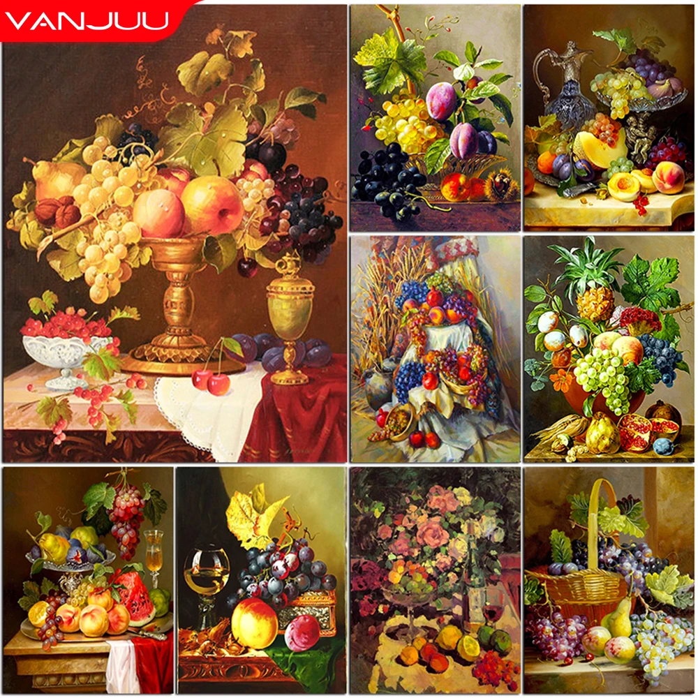 VANJUU 5D Diamond painting Flowers Diamond Mosaic Rhinestone Cross stitch DIY Kits Wall decoration Diamond Embroidery DIY
VANJUU 5D Diamond painting Flowers Diamond Mosaic Rhinestone Cross stitch DIY Kits Wall decoration Diamond Embroidery DIY