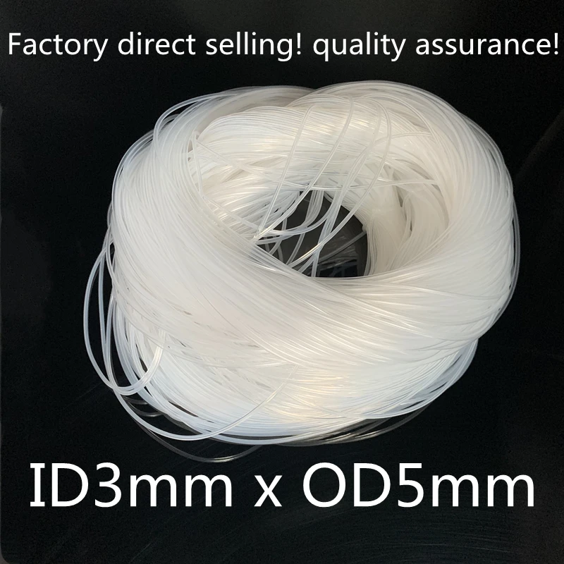 ID 3mm x OD 5mm Transparent Flexible Capillary Silicone Hoses 100M Food Grade Non-Toxic Drinking Hose Milk Beer Hoses Connection
ID 3mm x OD 5mm Transparent Flexible Capillary Silicone Hoses 100M Food Grade Non-Toxic Drinking Hose Milk Beer Hoses Connection