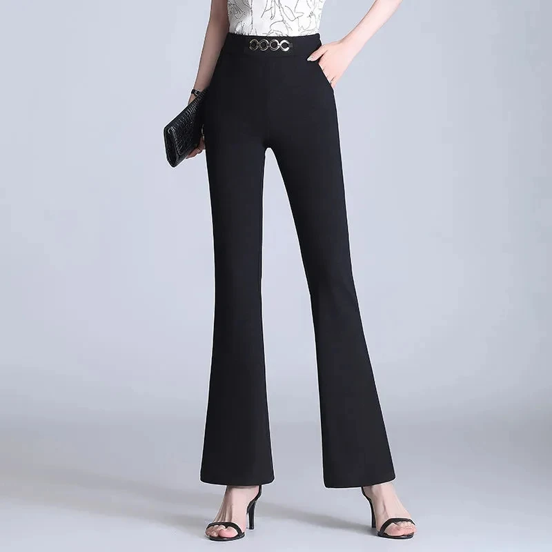 Брюки-клеш с высокой талией Женские повседневные весенне-осенние стрейч-костюмы Брюки большого размера Дизайнерские спортивные штаны Женс...
Брюки-клеш с высокой талией Женские повседневные весенне-осенние стрейч-костюмы Брюки большого размера Дизайнерские спортивные штаны Женс...