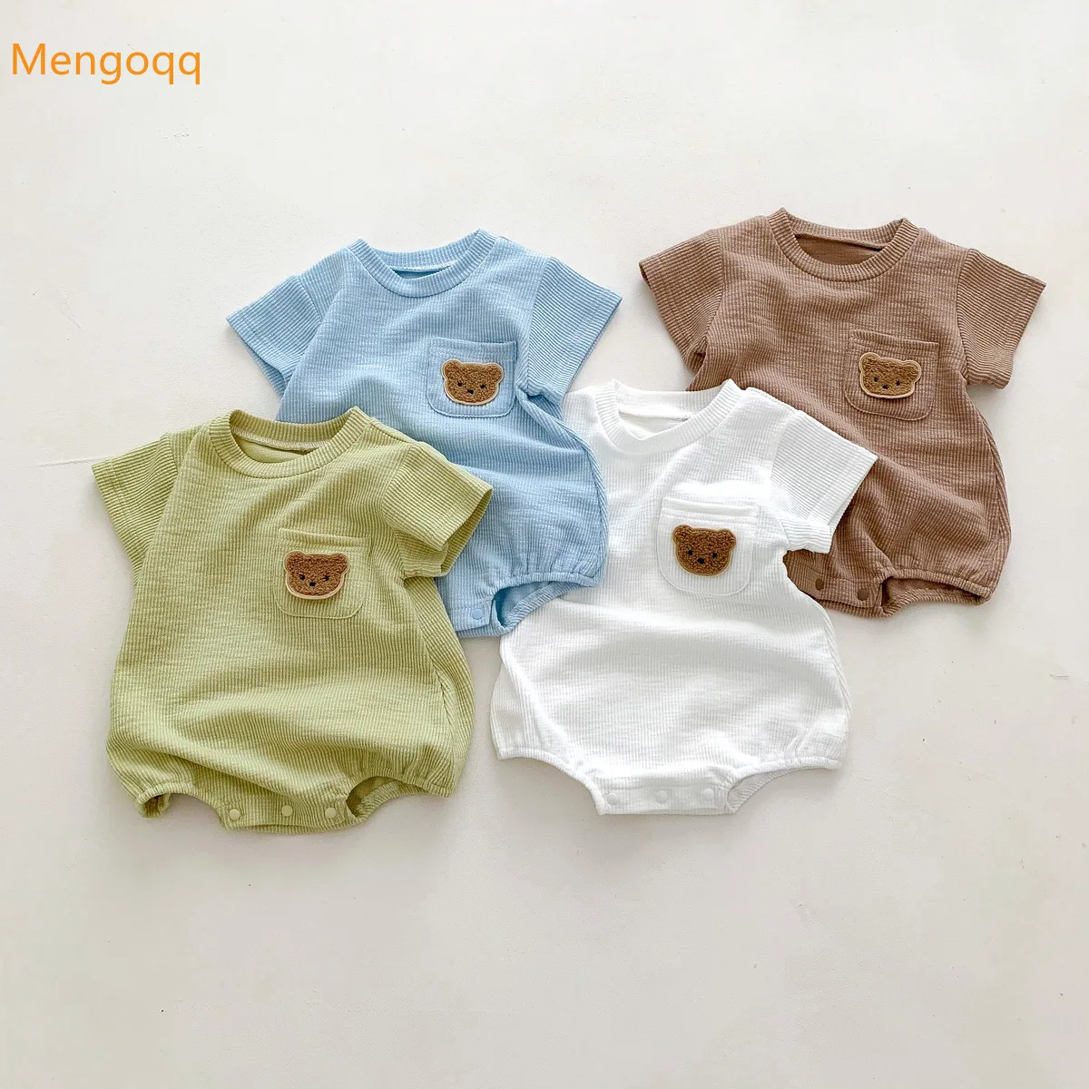 Children summer new waffle breathable bag fart romper kids baby cartoon short-sleeved jumpsuit infant clothing 3-24M
Children summer new waffle breathable bag fart romper kids baby cartoon short-sleeved jumpsuit infant clothing 3-24M