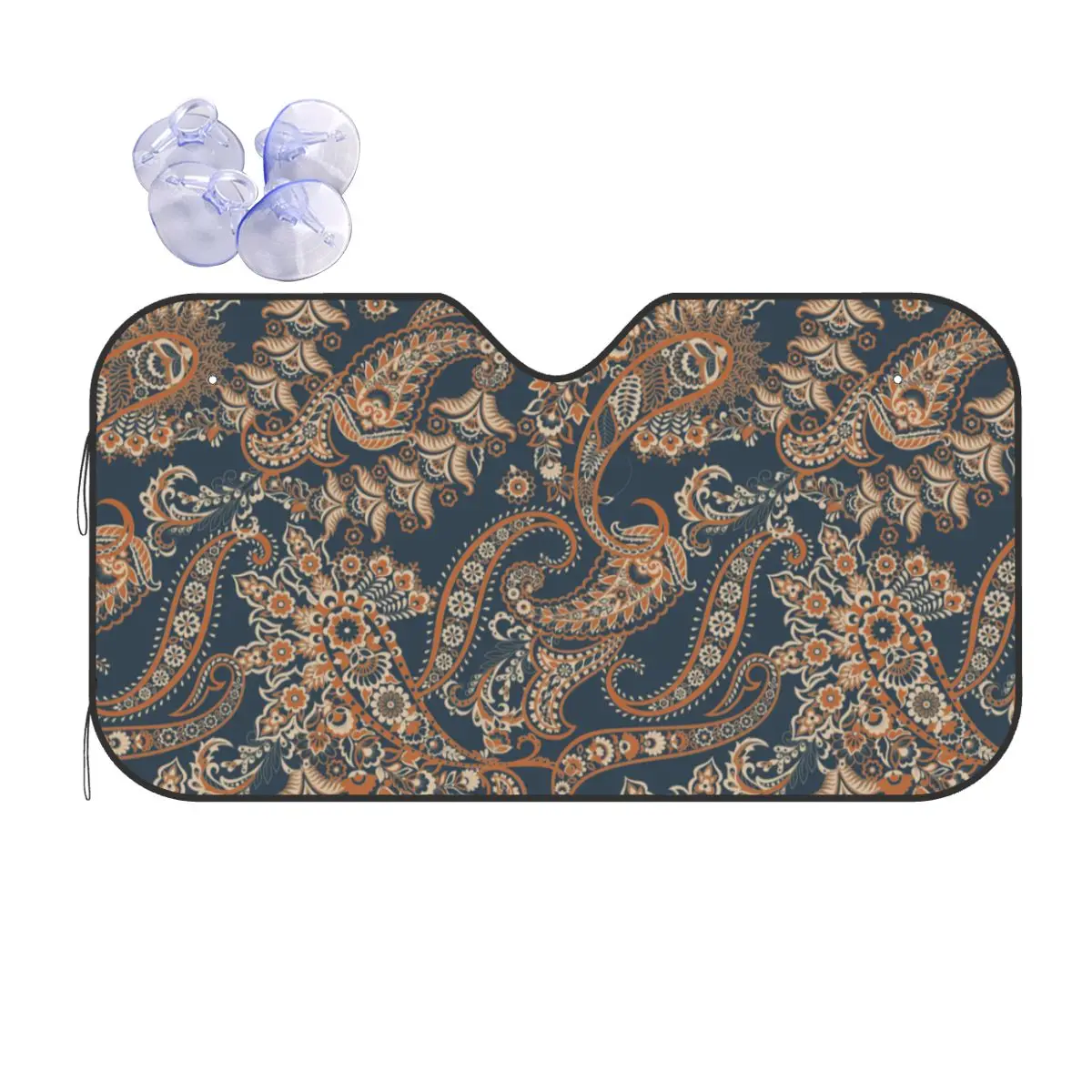 Traditional Paisley Pattern Sunshade Windscreen Indian Floral Funny Car Front Window Visor Sun Visor Blinds Sun Shade Protect
Traditional Paisley Pattern Sunshade Windscreen Indian Floral Funny Car Front Window Visor Sun Visor Blinds Sun Shade Protect