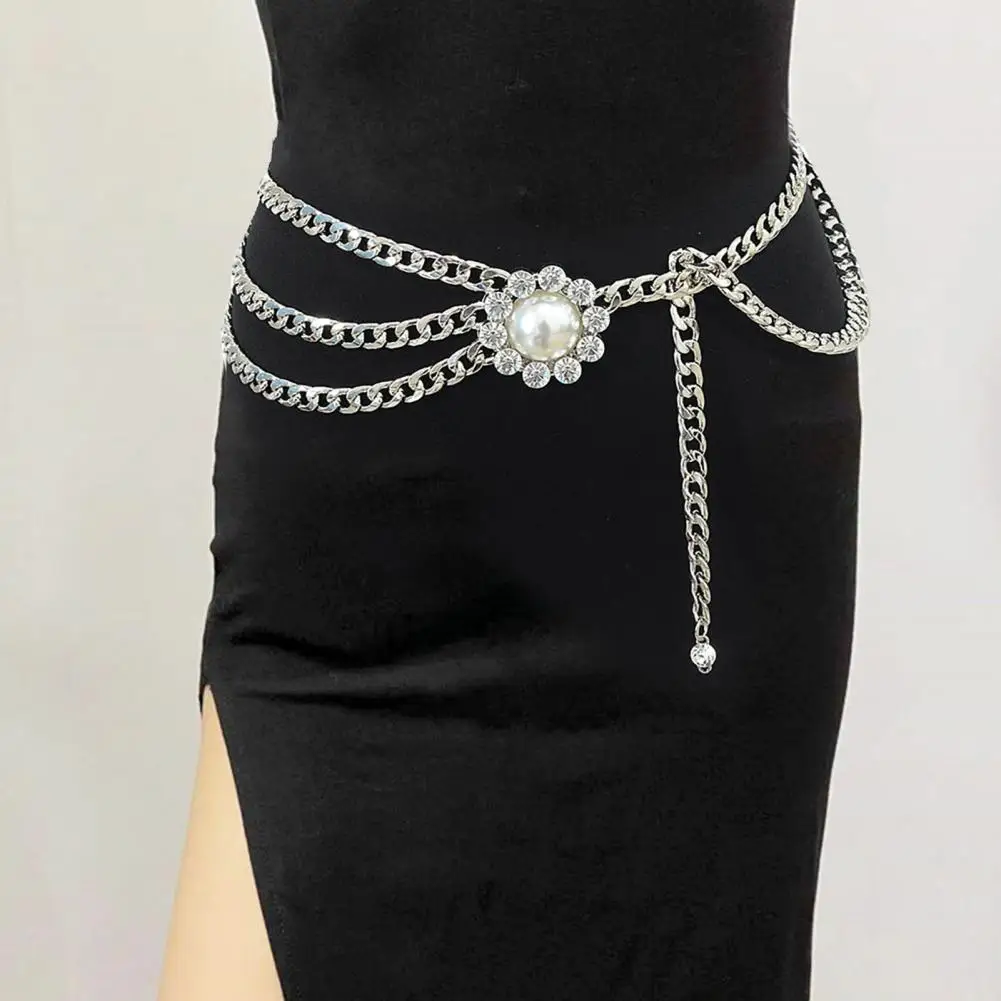 Waist Chain Multi-layer Body Chain Sparkling Rhinestone Imitation Pearl Girls Waist Belt
Waist Chain Multi-layer Body Chain Sparkling Rhinestone Imitation Pearl Girls Waist Belt