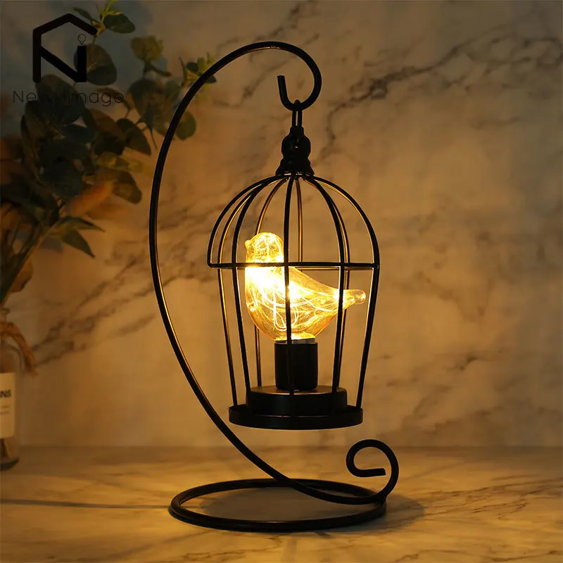 Creative Iron Birdcage Hollow Table Lamps Warm Light Vintage Lantern Bedroom Bedside Desk Light For Home Wedding Decor
Creative Iron Birdcage Hollow Table Lamps Warm Light Vintage Lantern Bedroom Bedside Desk Light For Home Wedding Decor