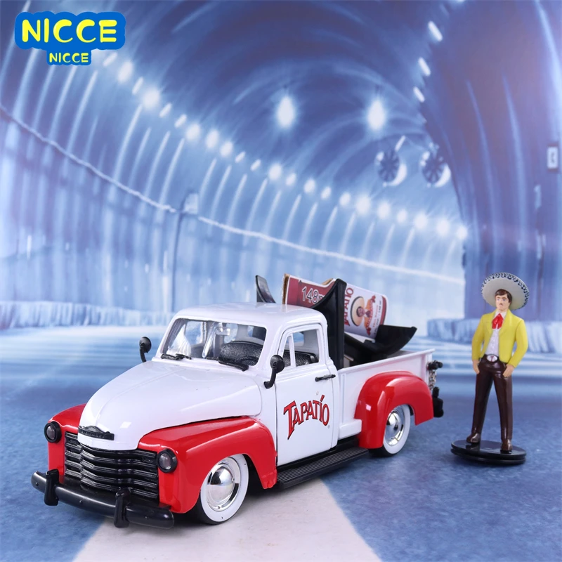 Nicce 1:24 Chevrolet Pickup 1953 Diecast Alloy Model Car Ornaments Bring A Doll Collection Souvenir Display Vehicle Toys Z33
Nicce 1:24 Chevrolet Pickup 1953 Diecast Alloy Model Car Ornaments Bring A Doll Collection Souvenir Display Vehicle Toys Z33