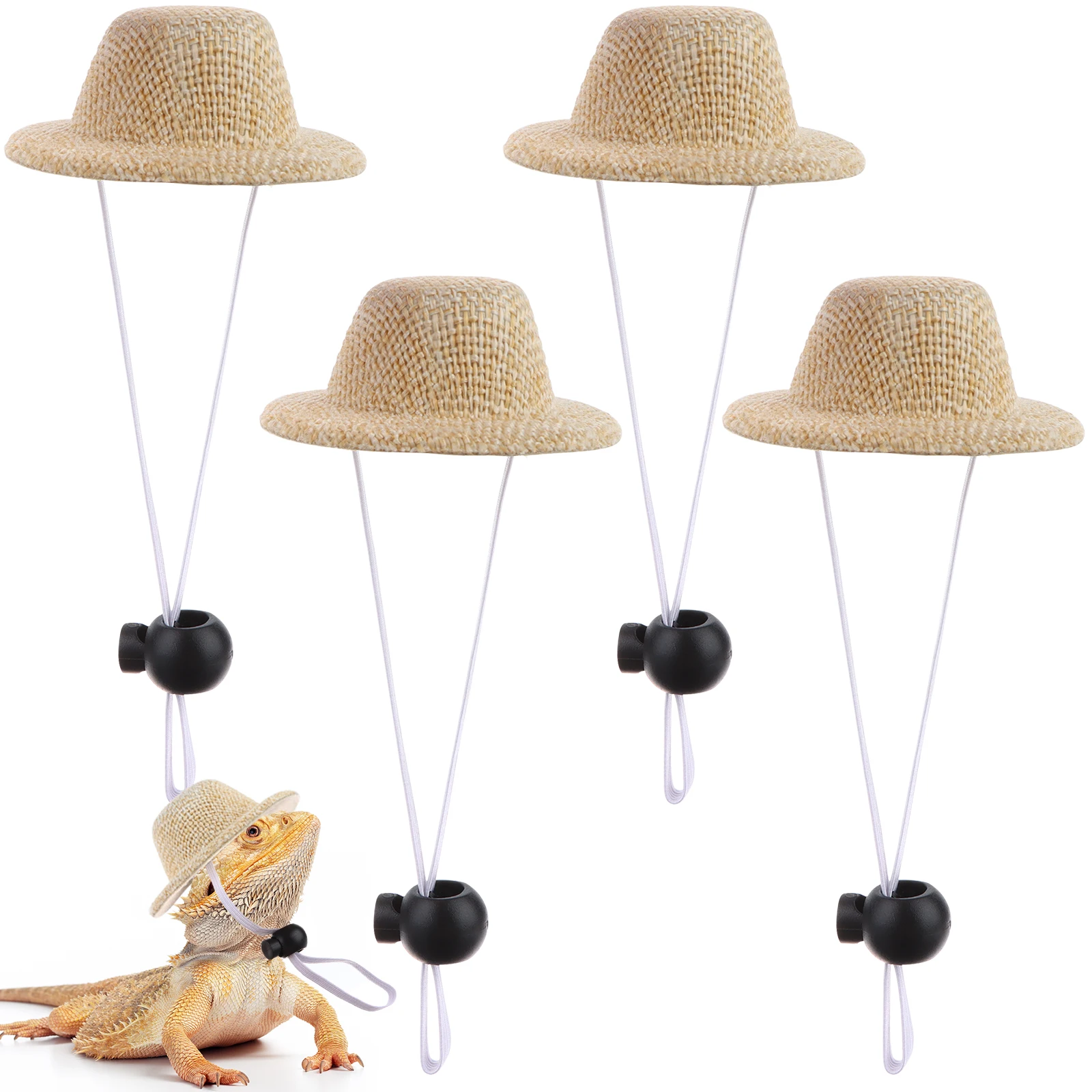 4 Pcs/Pet Mini Straw Hat Straw Hat Summer Pet Sun Hats with Adjustable Elastic for Hamster Cat Puppy Little Pet 5.5*2.5cm
4 Pcs/Pet Mini Straw Hat Straw Hat Summer Pet Sun Hats with Adjustable Elastic for Hamster Cat Puppy Little Pet 5.5*2.5cm