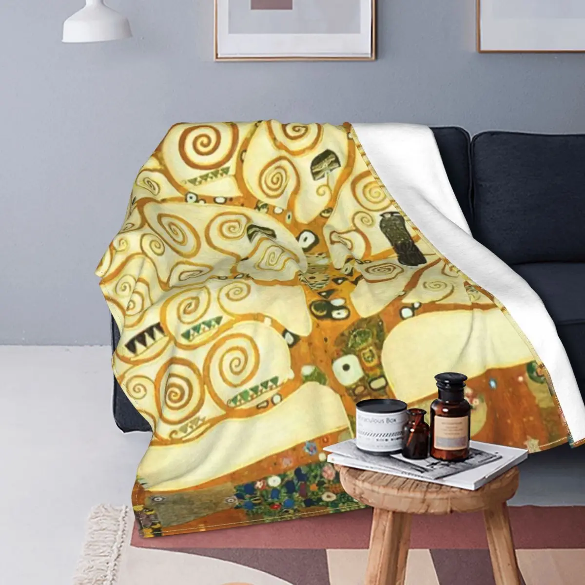 Gustav Klimt The Tree Of Life Blankets Warm Flannel Painter Art Throw Blanket for Sofa Couch Bedroom Bedding
Gustav Klimt The Tree Of Life Blankets Warm Flannel Painter Art Throw Blanket for Sofa Couch Bedroom Bedding