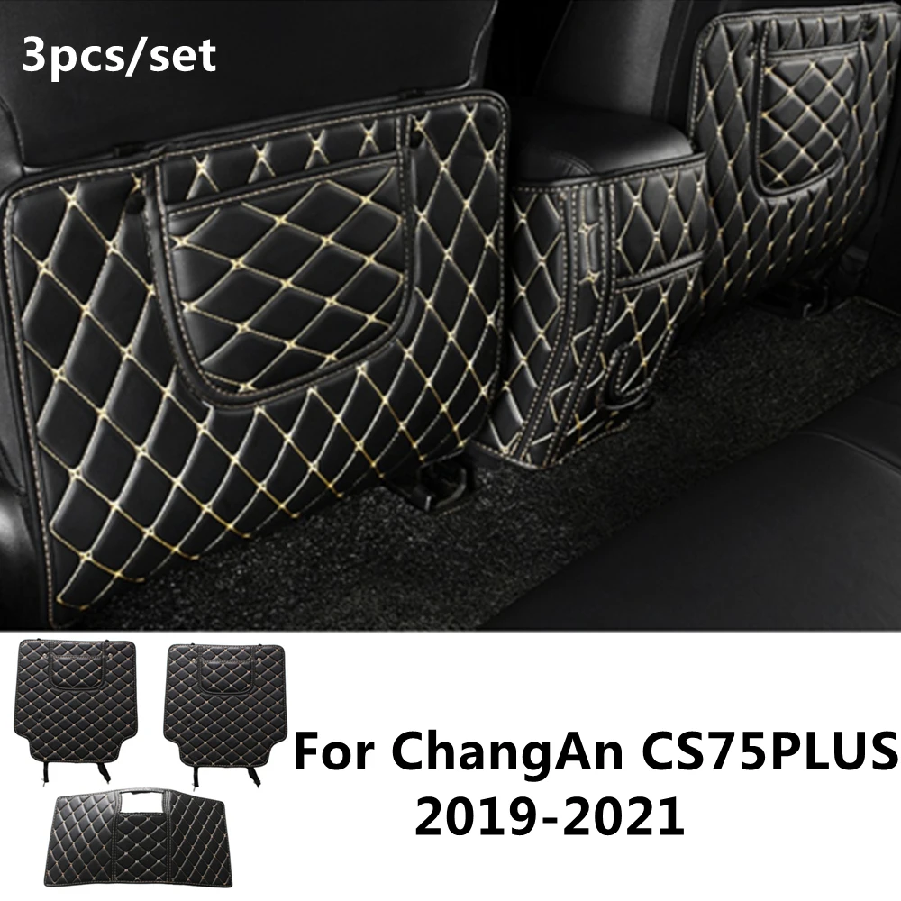 SJ PU leather Car Rear Seat Anti-Kick Pad Back Seats Cover Armrest Anti-dirty Protection Mat For ChangAn CS75PLUS 2019-20-2021
SJ PU leather Car Rear Seat Anti-Kick Pad Back Seats Cover Armrest Anti-dirty Protection Mat For ChangAn CS75PLUS 2019-20-2021