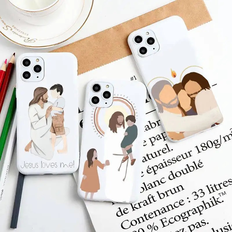 New Faith Christian Religious Jesus Phone Case Candy Color for iPhone 6 7 8 11 12 13 s mini pro X XS XR MAX Plus
New Faith Christian Religious Jesus Phone Case Candy Color for iPhone 6 7 8 11 12 13 s mini pro X XS XR MAX Plus