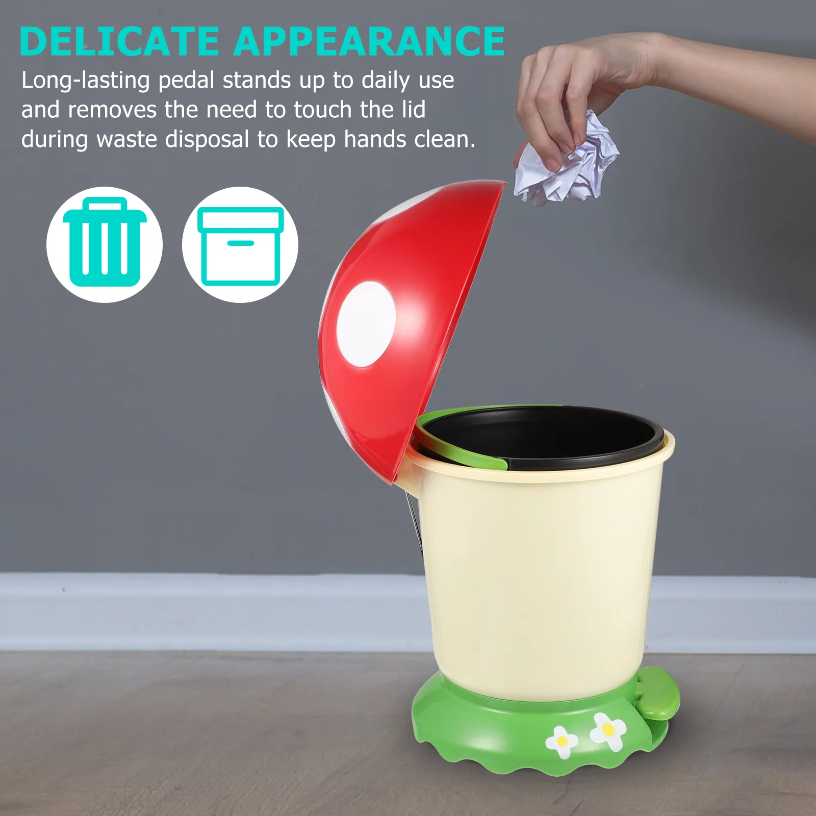 Pedal Trash Can Tiny Waste Bin Toilet Small Dustbin Litter Cans Trashbin Trashcan Office Desk Decorations
Pedal Trash Can Tiny Waste Bin Toilet Small Dustbin Litter Cans Trashbin Trashcan Office Desk Decorations