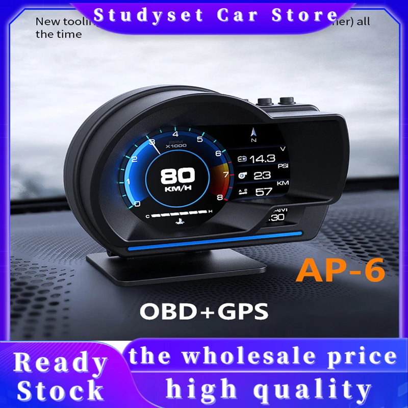 6pcs/set Ap-6 Hud Head-up Display Obd+gps Dual System Rotatable Bracket 9 Display Modified Code Car Interiors Accessories 
6pcs/set Ap-6 Hud Head-up Display Obd+gps Dual System Rotatable Bracket 9 Display Modified Code Car Interiors Accessories