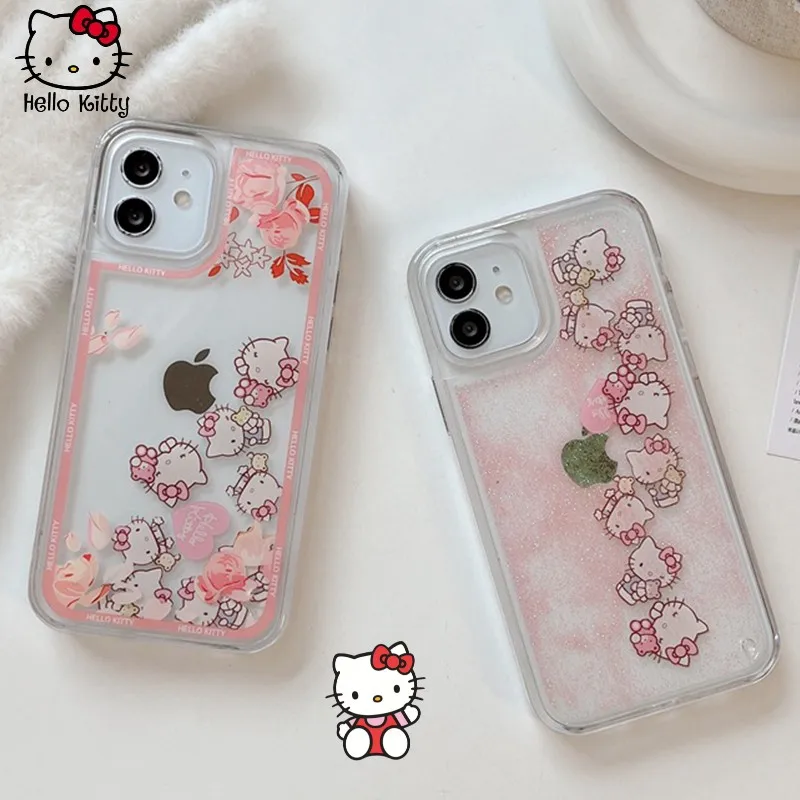 Прозрачный мягкий чехол с рисунком Hello Kitty, блестящий чехол для Iphone14Promax 13 12 11
Прозрачный мягкий чехол с рисунком Hello Kitty, блестящий чехол для Iphone14Promax 13 12 11