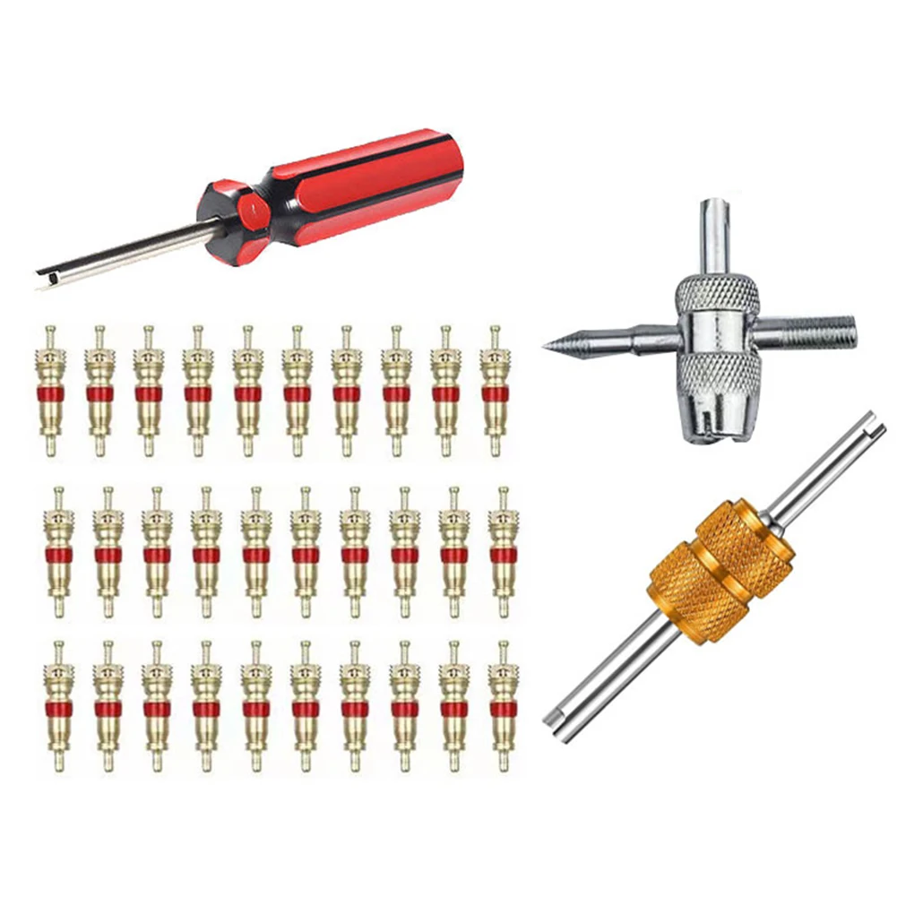 33Pcs Tire Valve Stem Core Remover Screwdriver Repair Tool For Car Bicycle Motorcycle Trucks Universal Tire Repair Install Tools
33Pcs Tire Valve Stem Core Remover Screwdriver Repair Tool For Car Bicycle Motorcycle Trucks Universal Tire Repair Install Tools