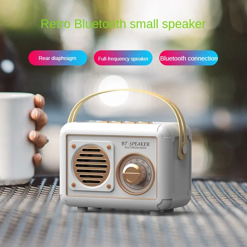 Vintage Wireless Bluetooth Speaker Mini Portable Phone New Bass Outdoor Speaker
Vintage Wireless Bluetooth Speaker Mini Portable Phone New Bass Outdoor Speaker