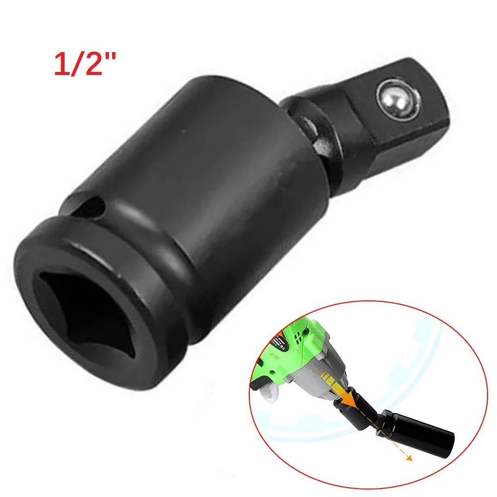 1/2" Joint Socket Universal Pneumatic Swivel Joint Air Impact Wobble Socket Adapter 360 Degree Rotation Hand Tool
1/2" Joint Socket Universal Pneumatic Swivel Joint Air Impact Wobble Socket Adapter 360 Degree Rotation Hand Tool