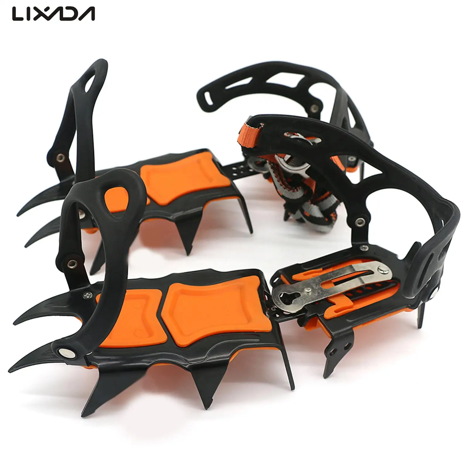 12 Teeth Steel Ice Gripper Spike Winter Snow Boot Shoes Anti Slip Hiking Climbing Snow Spikes Cleats Claws Grips Boots Cover
12 Teeth Steel Ice Gripper Spike Winter Snow Boot Shoes Anti Slip Hiking Climbing Snow Spikes Cleats Claws Grips Boots Cover