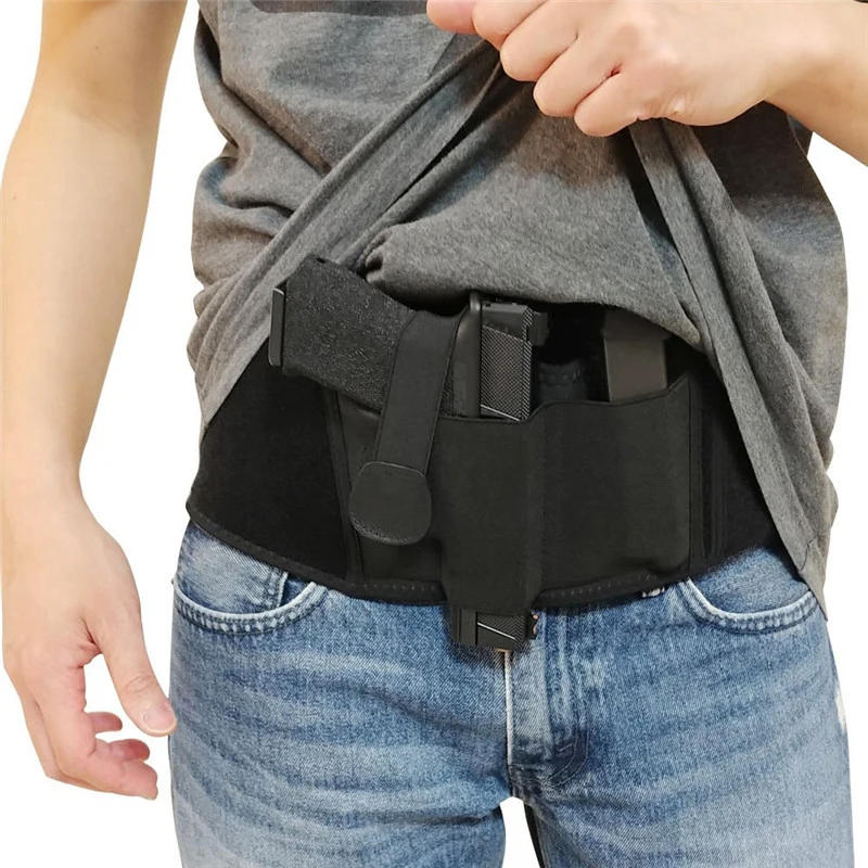 Men And Women Tactical belt Concealed Carry Gun Holster Right-hand Universal Invisible Elastic Waist Pistol Holster Girdle
Men And Women Tactical belt Concealed Carry Gun Holster Right-hand Universal Invisible Elastic Waist Pistol Holster Girdle