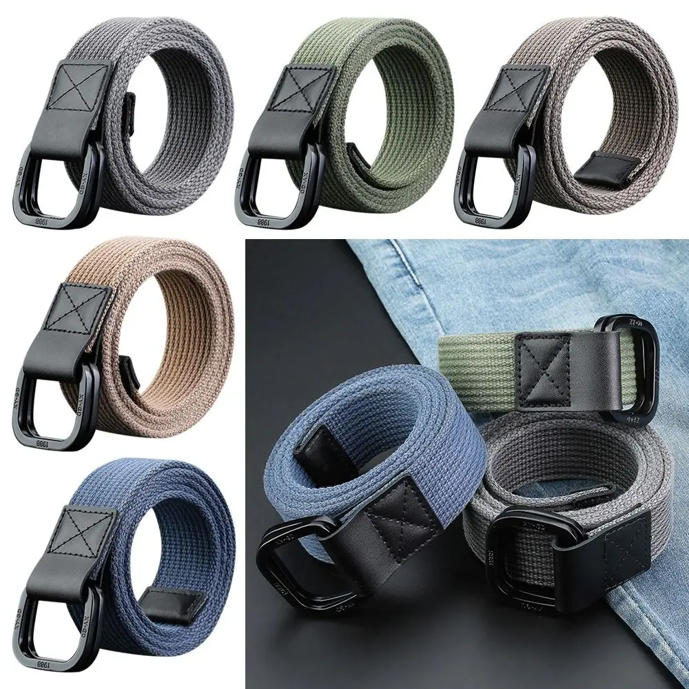 Women Men Simple Casual Black Buckle Double Ring Waistband Nylon Braided Belt Weave Waist Band 3.8cm Canvas Strap
Women Men Simple Casual Black Buckle Double Ring Waistband Nylon Braided Belt Weave Waist Band 3.8cm Canvas Strap