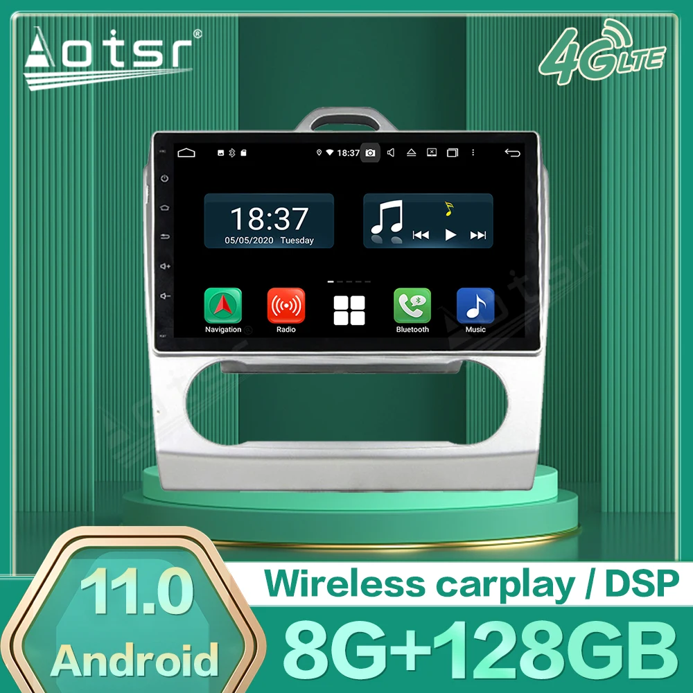 Автомобильный мультимедийный проигрыватель Android 11 для Ford Focus 2 Mk2 2004 2005 2006 2007 2008 2009 2010 2011 GPS навигация Радио BT головное устройство
Автомобильный мультимедийный проигрыватель Android 11 для Ford Focus 2 Mk2 2004 2005 2006 2007 2008 2009 2010 2011 GPS навигация Радио BT головное устройство